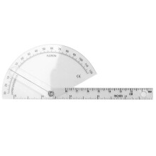 Lot de 6 règles pivotantes, goniomètres à doigt pivotants, rapporteurs d'angle multi-règles, mesure d'angle 180/360 degrés.