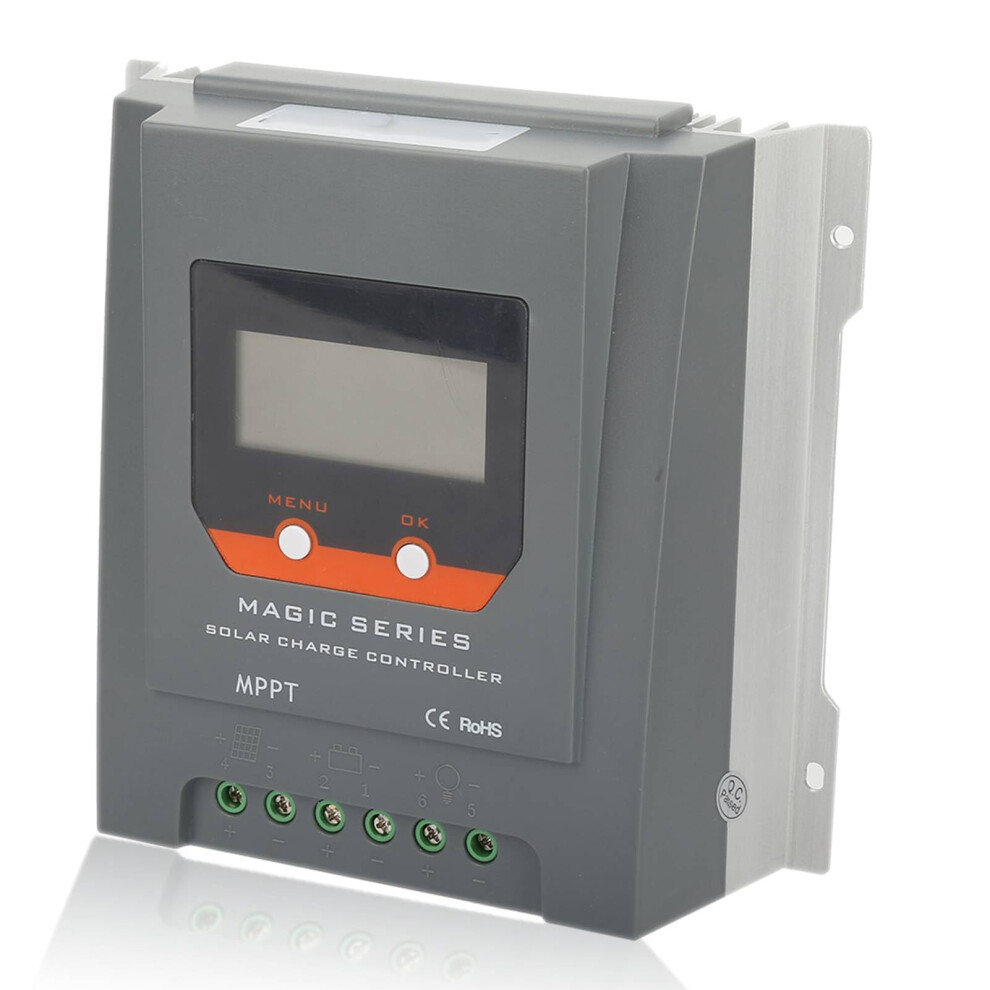 30A Mppt Solar Charge Controller 12V/24V, Lcd, Auto Tracking, 390W/780W For Rv Boat Offgrid 9169991391984