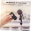4pcs Screw On Microphone Battery Cover with Secure Lock, Plastic Cap Replacement for KTV Stage 2