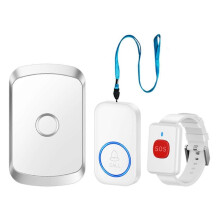 Montre-bip Sans Fil Bouton Appel Urgence for Secouristes Enfants Patients Sonnette