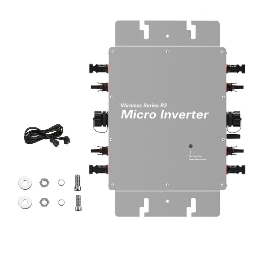 Solar Grid Tie Micro Inverter 2000W, Ip65 Waterproof, Wifi App Control, Auto 120V/230V 9169991392172