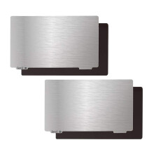 Lot de 2 plateaux construction acier magnétique 140x84mm for imprimantes 3D ELEGOO Mars 2/2 Pro/4 LCD