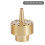 (6 Points Internal Teeth 25mm) Brass Parabolic Fountain Nozzle for Pools 1