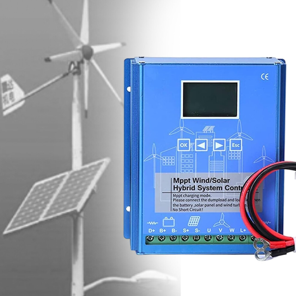 Wind Solar Hybrid Mppt Charge Controller 12V/24V/48V With Dump Load, 15000W For Wind Turbine 9169991392509