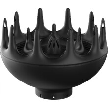 Diffuseur de cheveux Black Orchid grand format pour cheveux bouclés et naturels - Professionnel