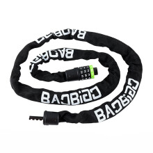 Heavy Duty Waterproof Bike Chain Lock w/Cover