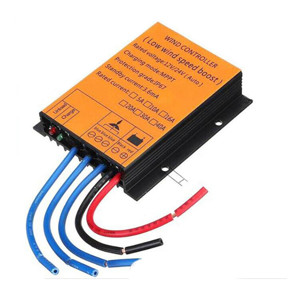 Mppt Wind Turbine Charge Controller, 12V 24V Auto, 500W Ip67 Waterproof For Dc Turbines 9073542473589