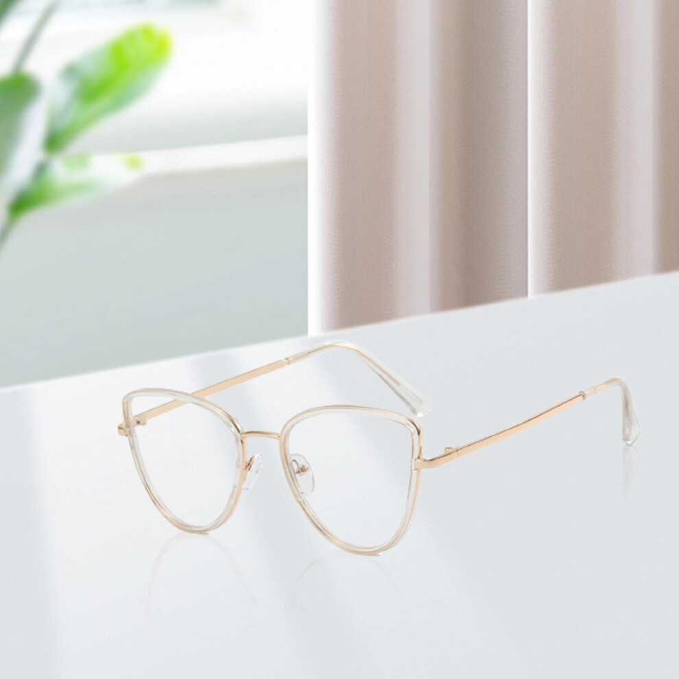 Roc-Electron (Transparent Frame, Discoloration) Blue Light Blocking Glasses For Gaming & Study