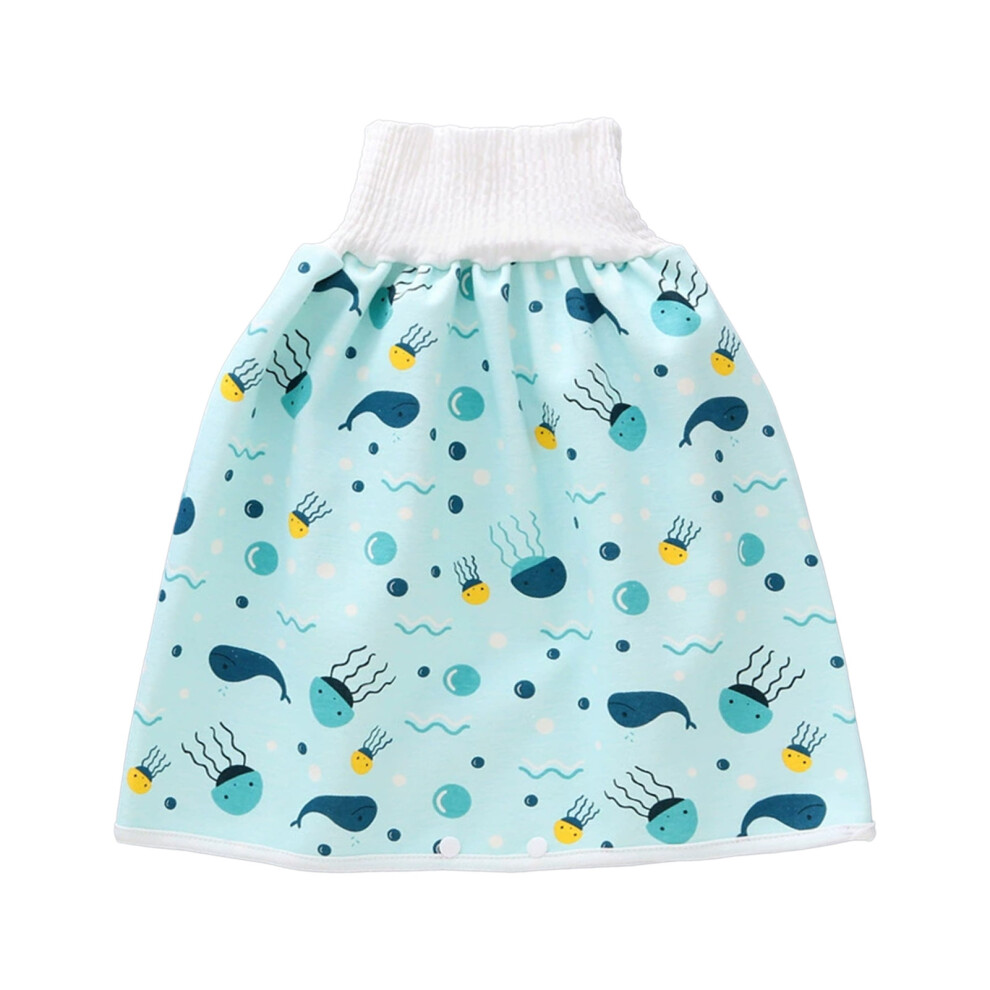 (B, M) Waterproof Reusable Baby Training Pants - Washable Cotton Creation-3C
