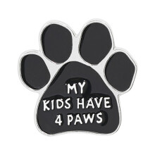 (5) Women\'s Dog Paw Brooch Pin - Fashion Jewelry Gift