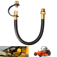 Flexible Engine Oil Drain Hose 510440902, OEM Fit, for Kawasaki FH FR FS FT FX, 16 in x 3/4 in