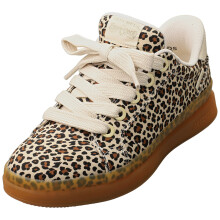 (39) Skechers SNOOP DOGG COURTSIDE Damen Fashion Sneaker Natur