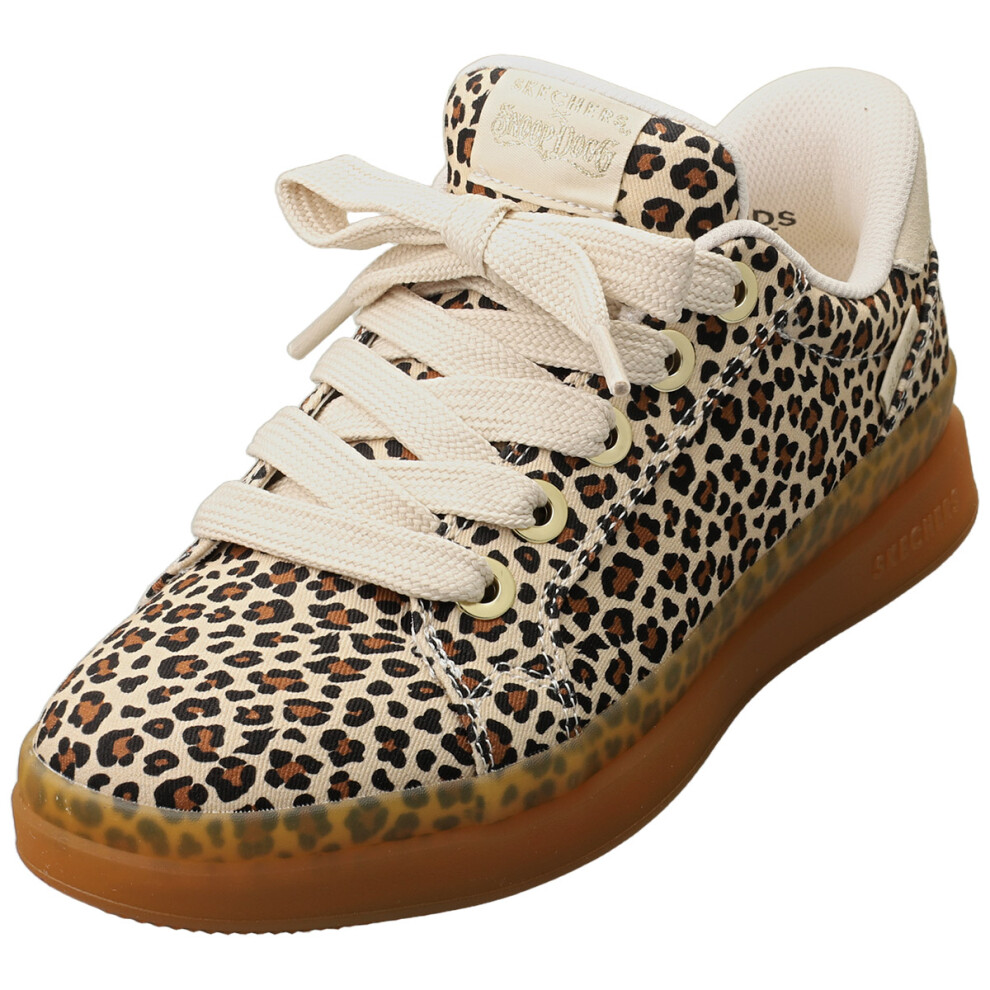 Skechers (6) Snoop Dogg Courtside Womens Fashion Trainers In Natural