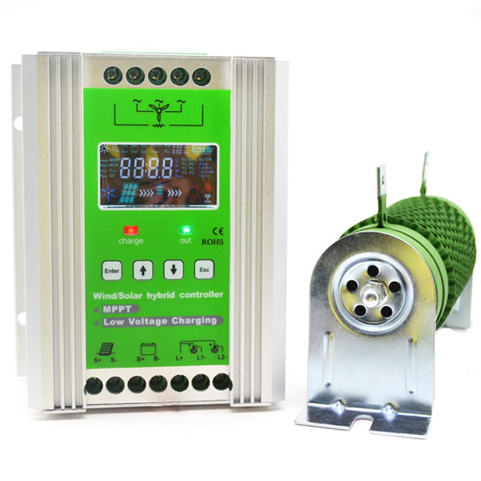 Mppt Solar Charge Controller 12V 24V 48V, Wind Solar Hybrid Boost, 500W For Turbine And Panel 9073542474203