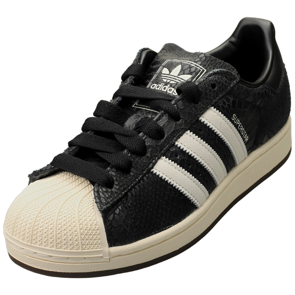 Adidas Superstar Ii Unisex Fashion Trainers In Black White - 8.5 Uk White,Black