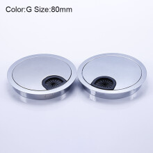 (80mm) Cache-trous Zinc Liant Bureau, 50mm