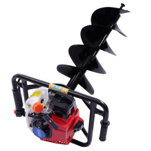 63CC Gas Powered Post Hole Digger with 12 Inch Auger Bit, Power Earth Auger for Fence and Tree Planting