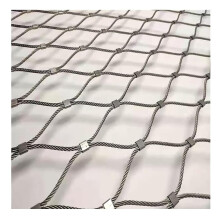 Stainless Steel Wire Mesh Fence 3x3m CutResistant Flexible Safety Net for Garden Balcony Outdoor