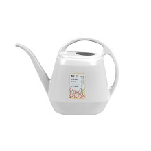 1 Gallon Long Spout Indoor Plastic Watering Can with Ergonomic Anti‑Slip Handle for Houseplants Bonsai