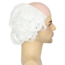 (White) Halloween Bald Man Mask Full Head Costume