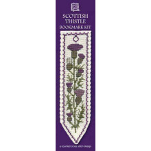 Scottish Thistle Bookmark Cross Stitch Kit