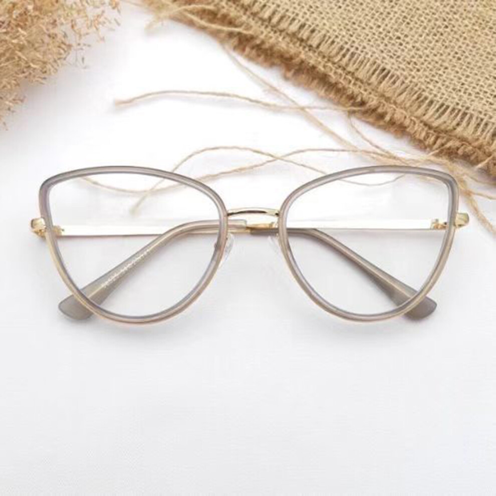 Creation-3C (Transparent Gray Frame, Anti-Blue Light) Blue Light Blocking Glasses For Gaming & Study