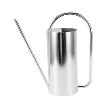 Stainless Steel Watering Can 1500ml Long Spout Precision Polished Brushed Finish for Indoor Plants