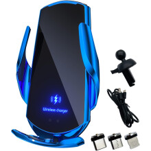 15W Wireless Car Charger with Auto-Clamping, Air Vent Phone Mount Holder