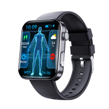 Smartwatch F300, Fitness-Tracker mit Bluetooth-Anruffunktion, SOS-Notruf, Sturzalarm, Schrittzähler und Schlafüberwachung