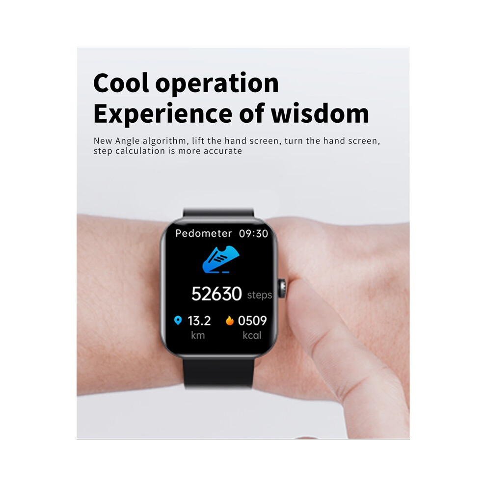 Smart Fitness Tracker Smart Watch, Heart Rate, Blood Pressure, Blood Oxygen, Temperature, Sleep & Blood Sugar Monitor 8583307381208