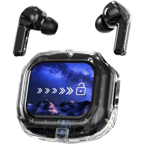 Wireless Bluetooth Earbuds, ENC Noise Cancelling, Touch Control & Long Battery