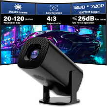 Tragbarer Mini-Projektor, Bluetooth Android HD Outdoor-Filmprojektor