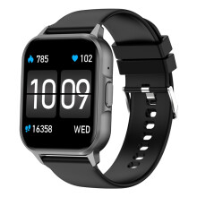 Smartwatch mit Fitness-Tracker, Anruffunktion, Herzfrequenz- und Schrittzähler