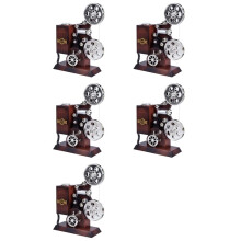5X Movie Projector Music Box, Antique Vintage Music Box Plays Tune for Birthday Home/Office/Study Room Décor