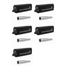 5X PM1 Professional Headphone Amplifier Converter XLR to 3.5MM Audio Interface Portable HIFI Headphone Amplifier