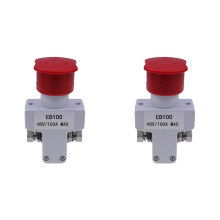 2X Interrupteur D'Arrêt D'Urgence ED100/48V, Coupe-Circuit D'Urgence 1114-540000-00 pour la Série Zhongli Little Diamond