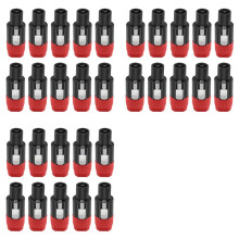 30PC 4Pin NL4FC Speaker Connector Ohm Plug Speaker Audio Cable Adapter Twist Lock 4Pin Speakon Female Jack Accessories,B