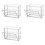 3X Clear Acrylic Display Case 3 Tier Display Shelf, Stackable Protection Showcase with Magnetic Door for Action Figures 1