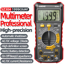 5X ANENG SZ304 Digital Multimete True RMS Handheld High Precision Tester NCV AC/ Votage Current Resistance Ohm Tool