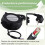 2X Small Automatic Retractable Wire Winding Device, Retractable Storage Reel, Automatic Winding Reel EU Plug 6