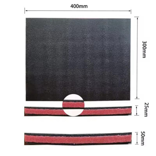 6PCS Customizable EPE Foam Sheets for Toolbox Organization, Shock-Absorbing Protection 400x300x25mm 2
