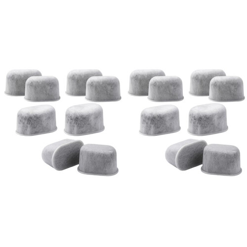 16x Water Filter Inserts for  Luxe Cafe ES601,8Pack Replacement Charcoal Filters for  Coffee Maker Accessories 1