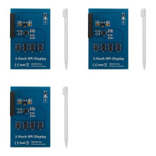 3Zestaw 3,5-Calowy Wyświetlacz RPI z Ekranem Dotykowym 480X320 dla Raspberry Pi 5 5B 20-Ramkowy Wyświetlacz Modułu TFT LCD z Rysikiem Dotykowym