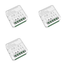 3X Módulo de Interruptor de Atenuación Inteligente Tuya, Miniinterruptor Regulable, Wifi, Automatización del Hogar Inteligente, Control Remoto por