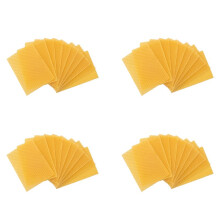 Kit para Hacer Velas de Cera de Abejas 100 % Naturales, 40 Piezas, Juego de Velas de Cera de Abejas con Textura de Panal para Manualidades