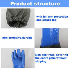 8X Long Rubber Gloves, Long Waterproof Gloves and Heavy Duty Waterproof Gloves for Harmful and Acid Work
