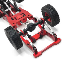 3X Edelstahl-Upgrade-Kit für Feste Federplatten An der Hinterachse für 1/12 MN82 LC79 RC-Autoteile