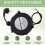 2X Small Automatic Retractable Wire Winding Device, Retractable Storage Reel, Automatic Winding Reel EU Plug 9