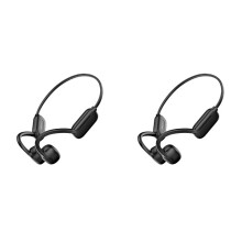 2X Casque à Conduction Osseuse Natation IPX8 Étanche 32 Go Casque de Sport Sans Fil  5.2 Écouteurs
