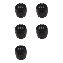 5X Plastic Bottle Password Lock Combination Lock Wine Stopper Vacuum Preservation for Furniture